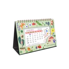 Calendário de Mesa 2024 Love Garden Verde