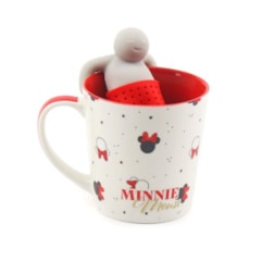Caneca com Infusor para Chá Minnie