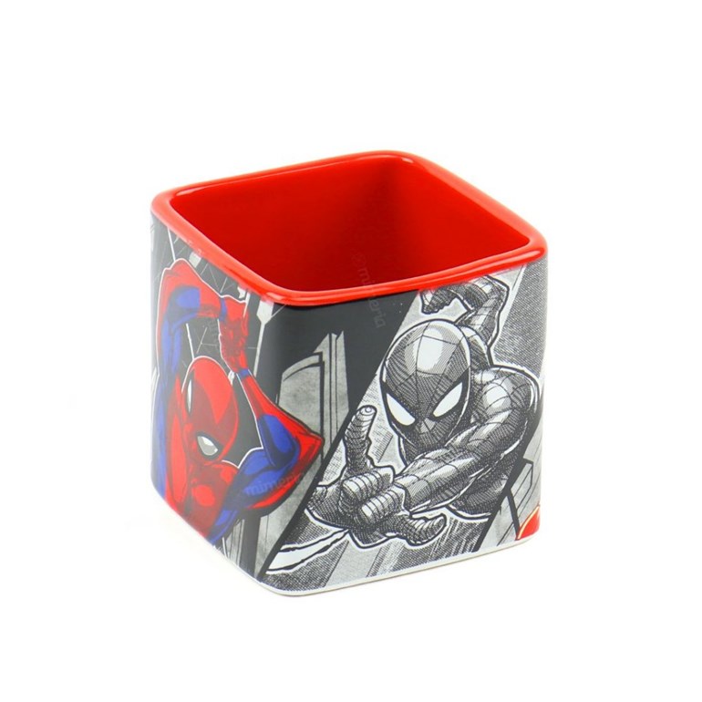 Caneca Cubo de Cerâmica Decorativa Spider-Man