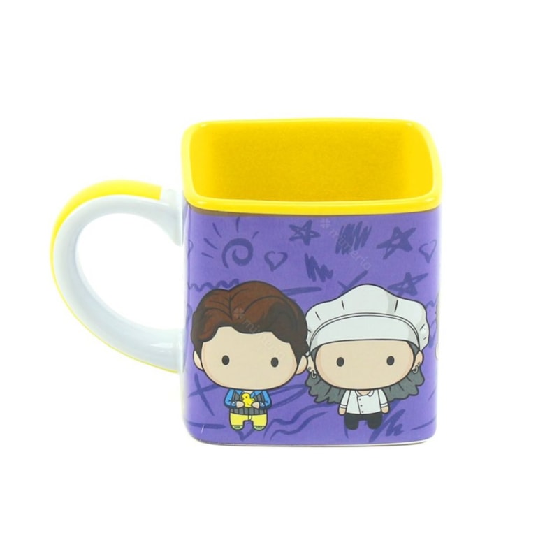 Caneca Cubo Decorativa Friends Kawai 300 ml