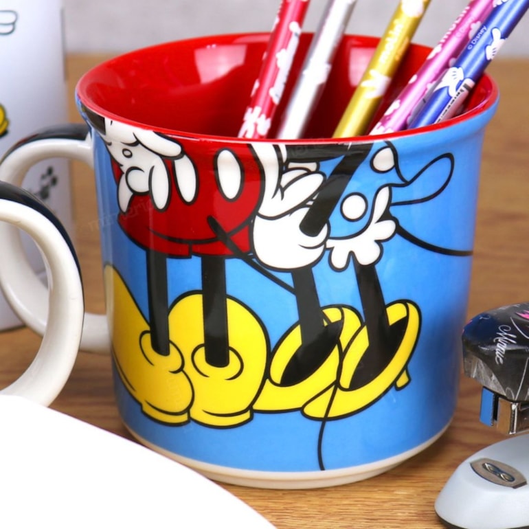 Caneca de Cerâmica Decorativa Mickey & Minnie