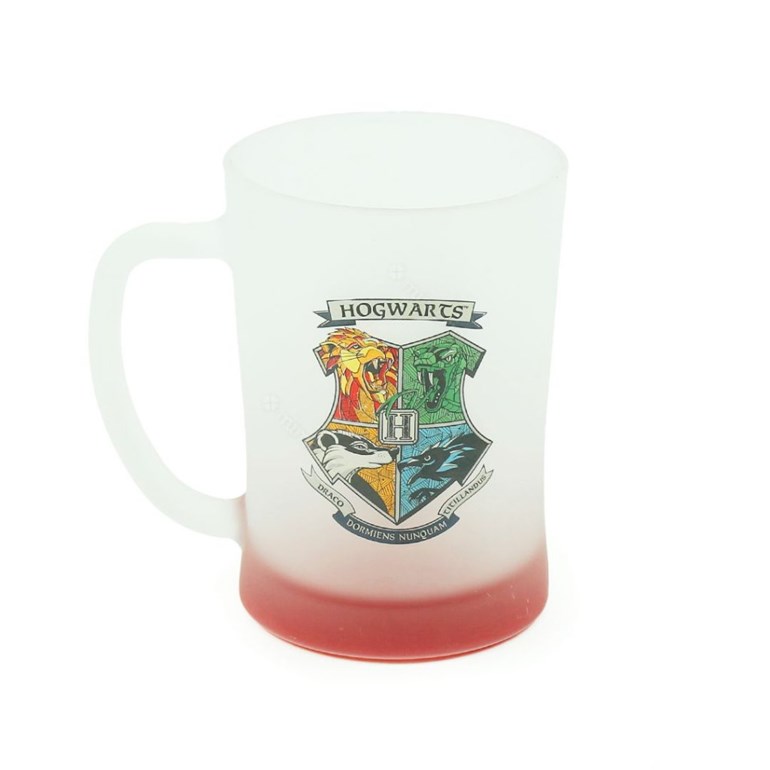 Caneca de Chop Fosca Harry Potter Casas de Hogwarts 650 ml