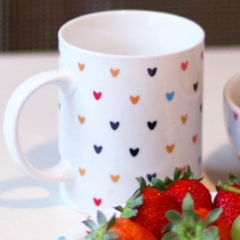 Caneca de Porcelana Coração