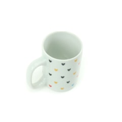 Caneca de Porcelana Coração Pequena