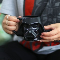 Caneca de Porcelana Decorativa 3D Star Wars Darth Vader