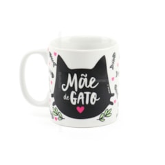 Caneca de Porcelana Mãe de Gato