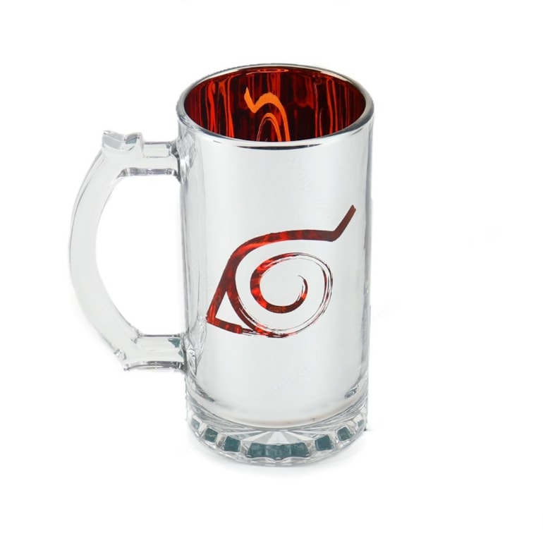 Caneca de Vidro Espelhado Naruto - UzumaKi