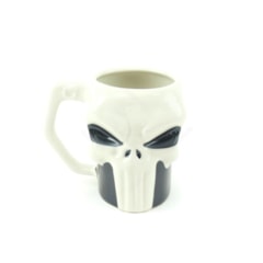 Caneca Decorativa de Porcelana 3D Punisher Caveira