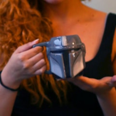 Caneca Decorativa de Porcelana 3D Star Wars The Mandalorian