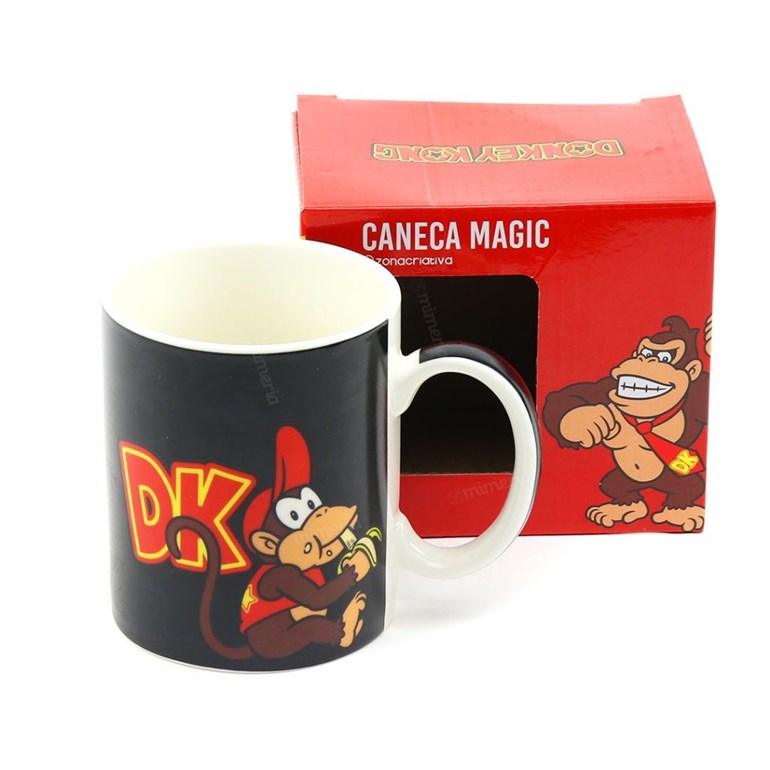 Caneca Mágica Cerâmica Donkey Kong