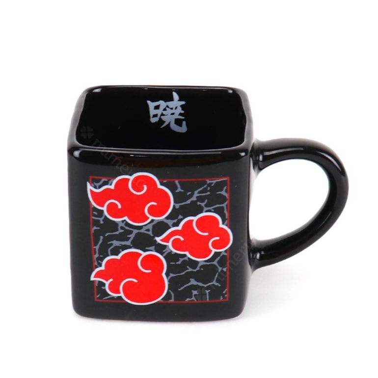 Caneca Quadrada Naruto Akatsuki