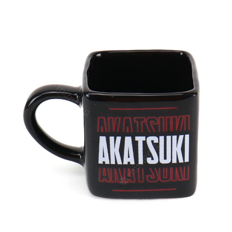 Caneca Quadrada Naruto Akatsuki