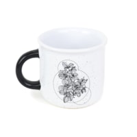 Floresça Preta e Branca