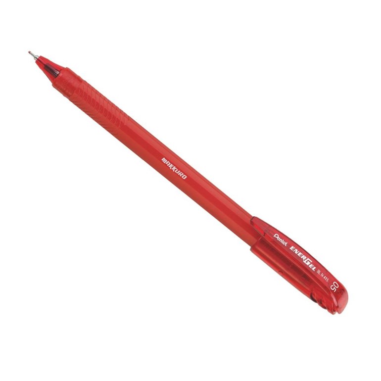 Caneta Pentel Energel Makkuro 0.5 mm Vermelha