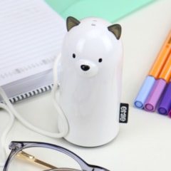 Carregador Portátil Urso Branco