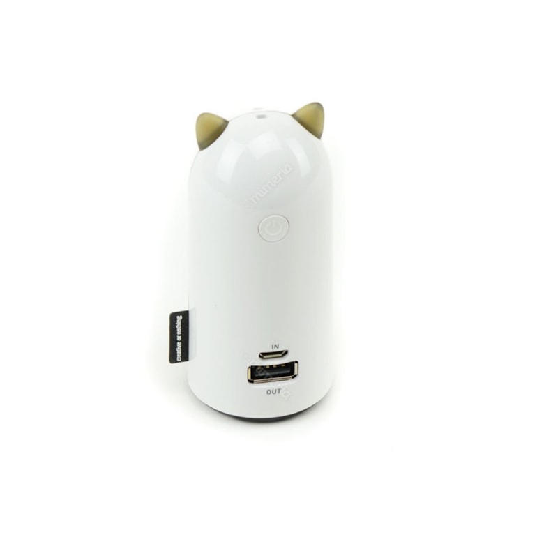 Carregador Portátil Urso Branco