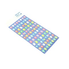 Cartela de Adesivos Stickers Corujas Coloridas