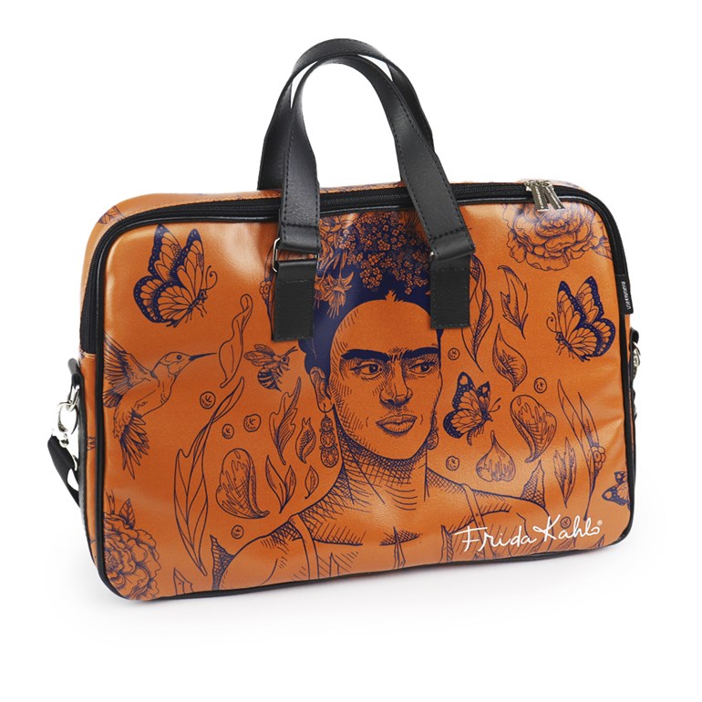 Case para Notebook 15,6" Frida Kahlo Colores Ocre