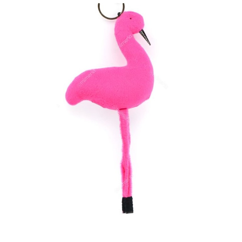 Chaveiro Pelúcia Flamingo Rosa
