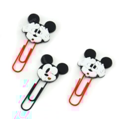 Clipes de Papel Mickey Mouse 50 mm com 3 Unidades