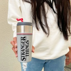 Copo Viagem Slim Stranger Things 300 ml