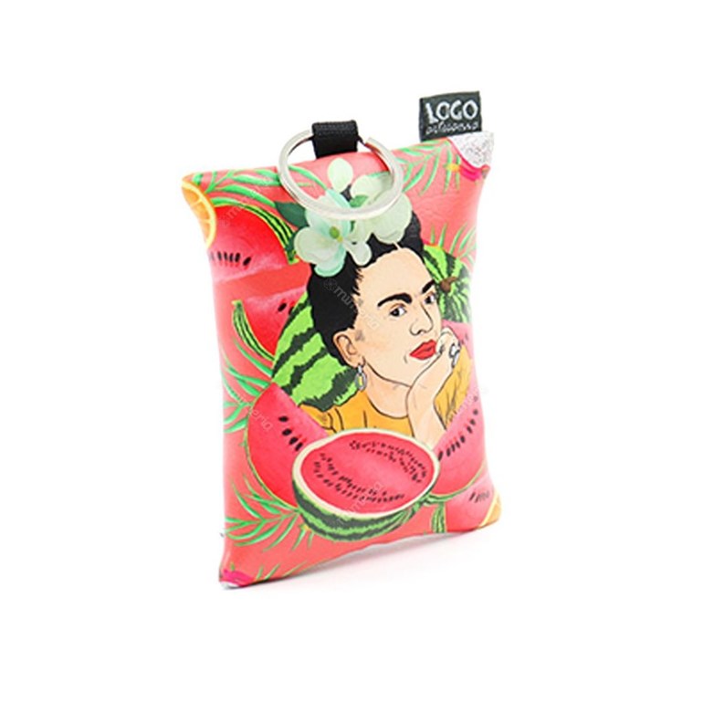Eco Bag Dobrável Frida Kahlo Pitaia e Melancia