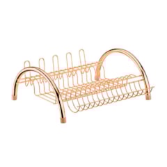 Escorredor de Louças Originale em Aço Carbono Rose Gold