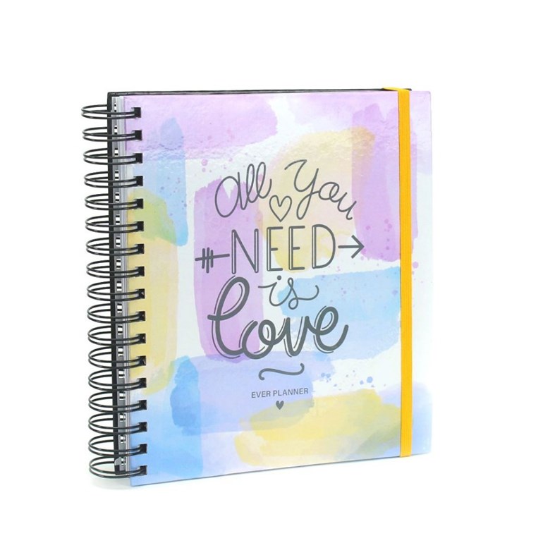 Ever Planner Permanente Wire-o All You Need Is Love