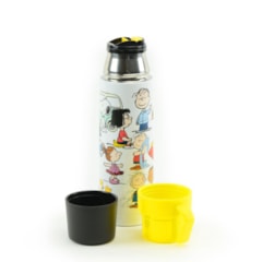 Garrafa Térmica com Xícara Snoopy e Sua Turma 500 ml
