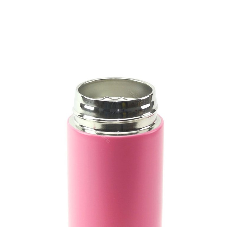 Garrafa Térmica de Inox com Infusor Rosa 500 ml