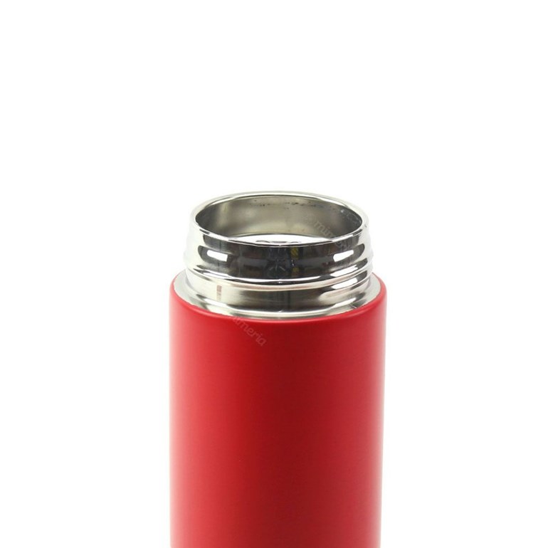 Garrafa Térmica de Inox com infusor Vermelha 500 ml