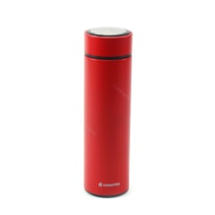 Garrafa Térmica de Inox com infusor Vermelha 500 ml