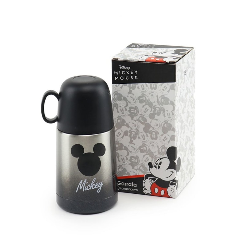 Garrafa Térmica de Inox Mickey Logo