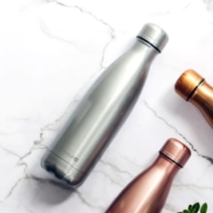 Garrafa Térmica de Inox Parede Dupla 500 ml Grey Prata