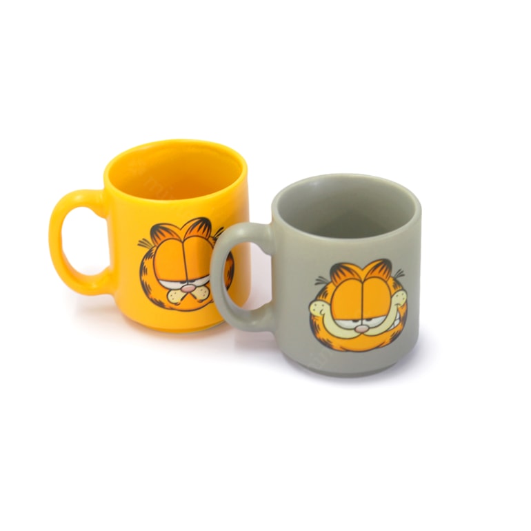 Kit 2 Canecas Mini Garfield 100 ml