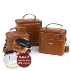 Kit 3 Bolsas Térmicas Moves Caramelo