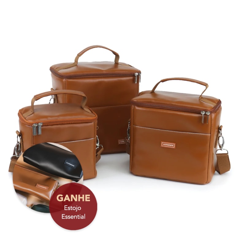 Kit 3 Bolsas Térmicas Moves Caramelo