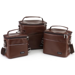 Kit 3 Bolsas Térmicas Moves Marrom Cacau