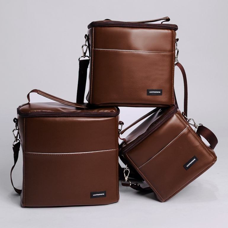 Kit 3 Bolsas Térmicas Moves Marrom Cacau