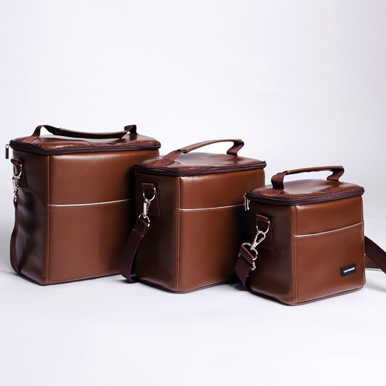 Kit 3 Bolsas Térmicas Moves Marrom Cacau