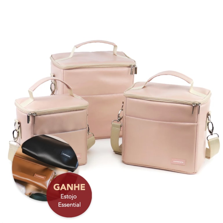 Kit 3 Bolsas Térmicas Moves Nude