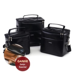 Kit 3 Bolsas Térmicas Moves Pretas