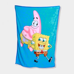 Kit Balde de Pipoca e Manta Bob Esponja