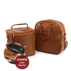 Kit Bolsa Madá Grande + Térmica Move Grande Caramelo
