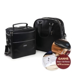 Kit Bolsa Madá Grande + Térmica Move Grande Preta