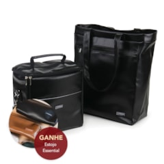 Kit Bolsa Sacola Pro + Térmica Move Grande Preta