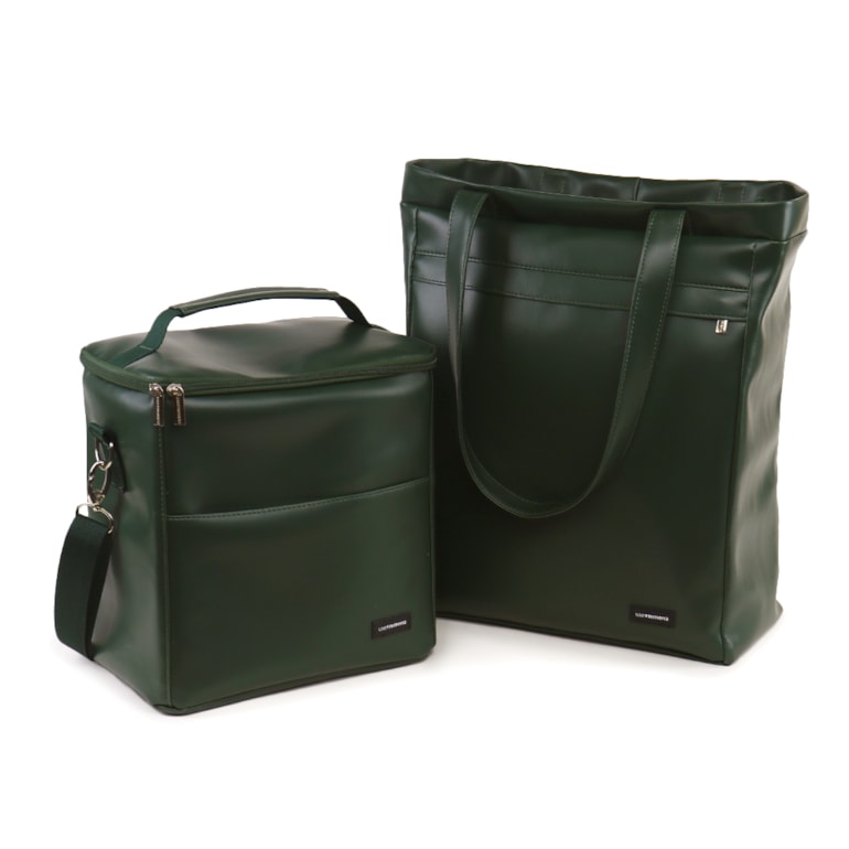 Kit Bolsa Sacola Pro + Térmica Move Grande Verde Oliva