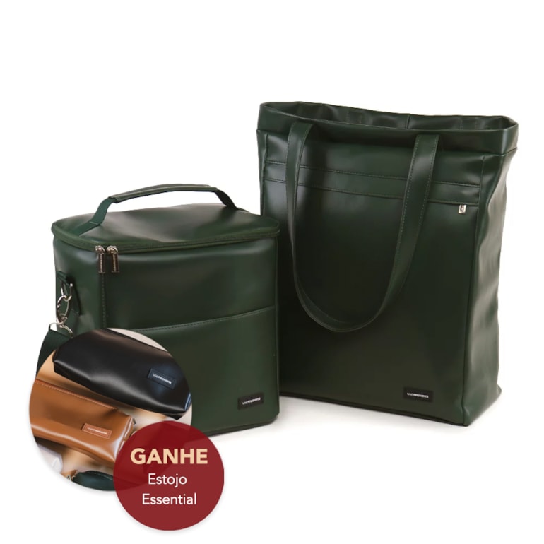 Kit Bolsa Sacola Pro + Térmica Move Grande Verde Oliva