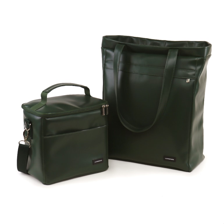 Kit Bolsa Sacola Pro + Térmica Move Média Verde Oliva