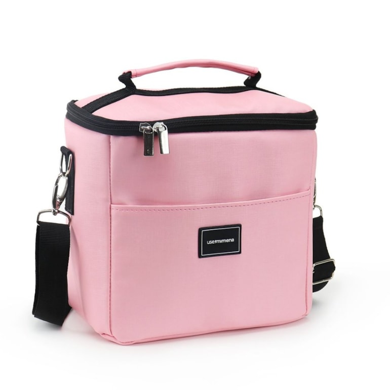 Kit Bolsa Térmica Move Rosa Candy 6 Peças Rosa